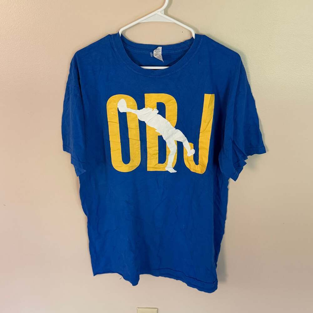 Tobin Clothing Blue Los Angeles Odell Catch Logo T Shirt